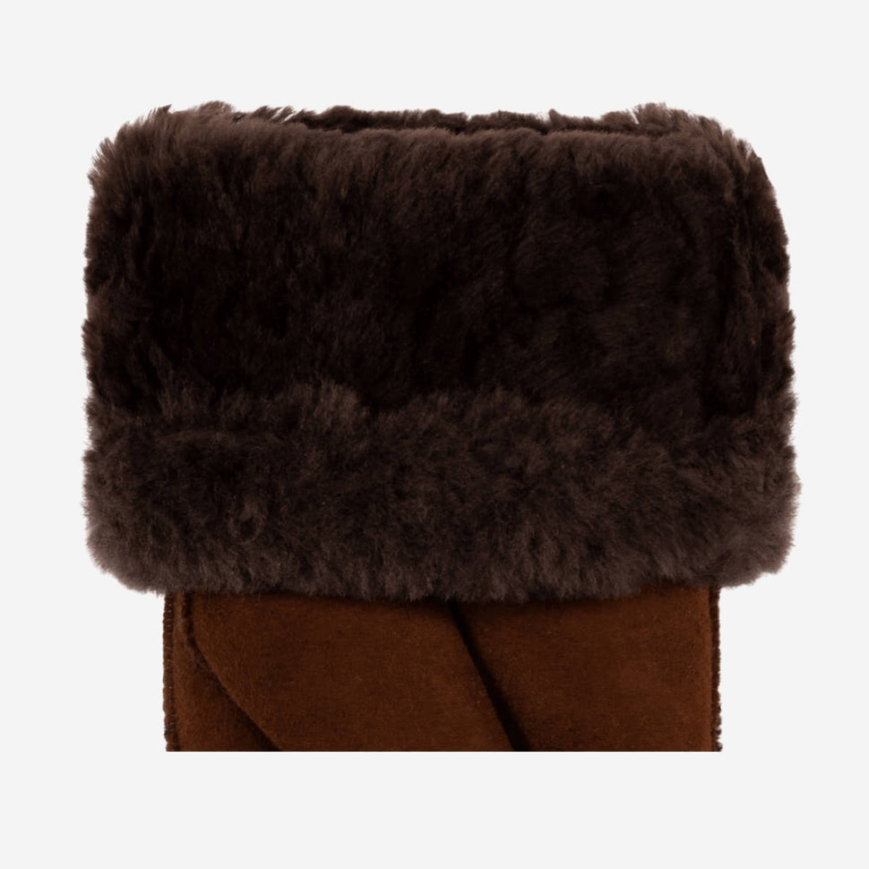 Beauvoire - suede mittens with luxurious sheep fur lining - Schwartz & von Halen - UK - 3