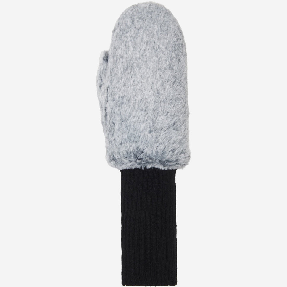 Camila – fluffy mittens with faux lamb fur lining and adjustable cuff- Schwartz & von Halen - UK -4