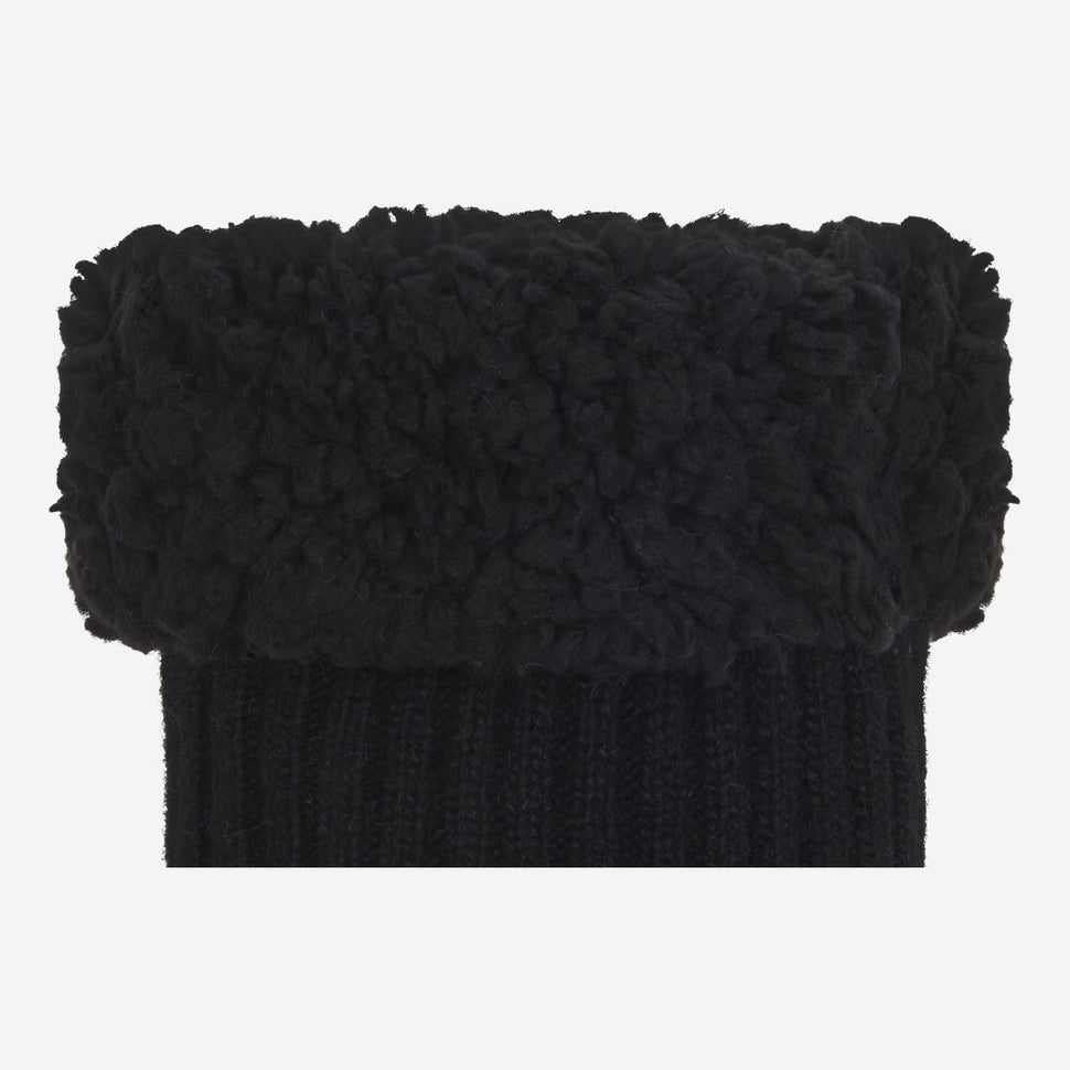 Camila – fluffy mittens with faux lamb fur lining and adjustable cuff- Schwartz & von Halen - UK - 3