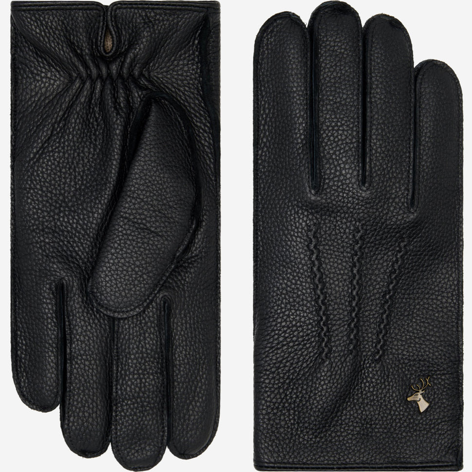Charles – luxurious American deerskin leather gloves with warm cashmere lining- Schwartz & von Halen - UK - 2