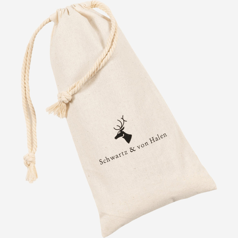 Free leather gel & luxury cotton pouch - Schwartz & von Halen - UK - 2