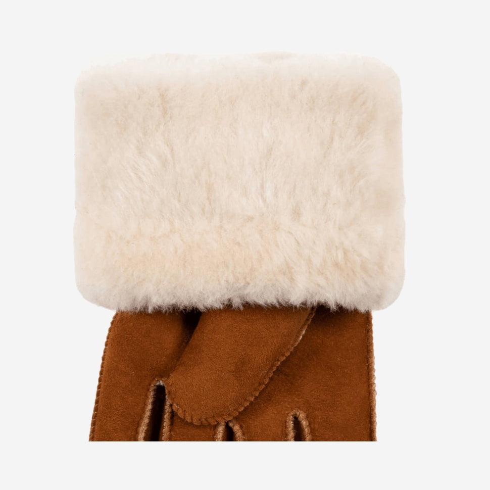 Giocante - suede leather gloves with luxurious sheep fur lining - Schwartz & von Halen - UK - 3