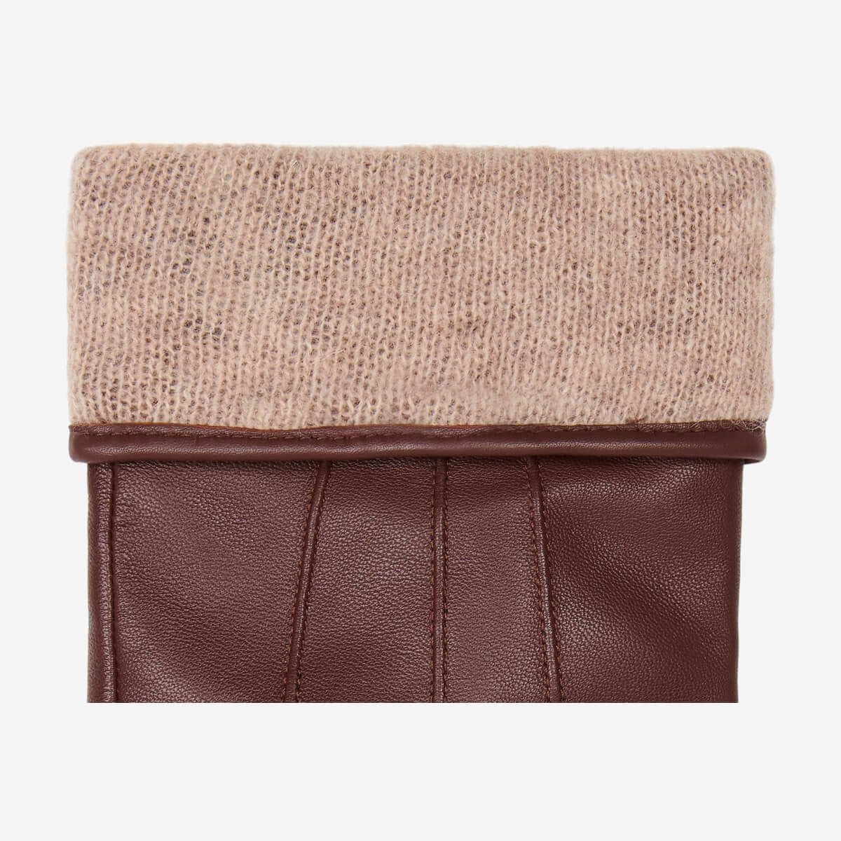 James (brown) - classic sheepskin leather gloves with luxurious cashmere lining & touchscreen feature - Schwartz & von Halen - UK - 3