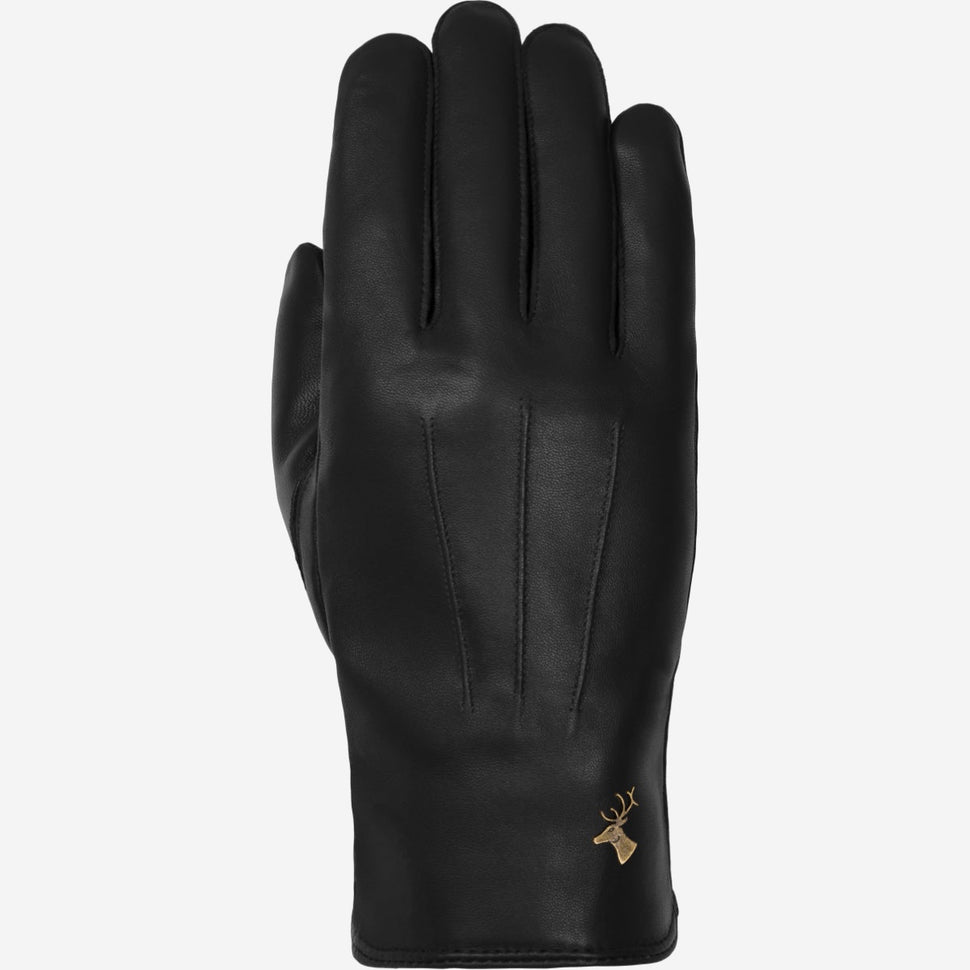 James (black) - classic sheepskin leather gloves with luxurious cashmere lining & touchscreen feature - Schwartz & von Halen - UK - 1