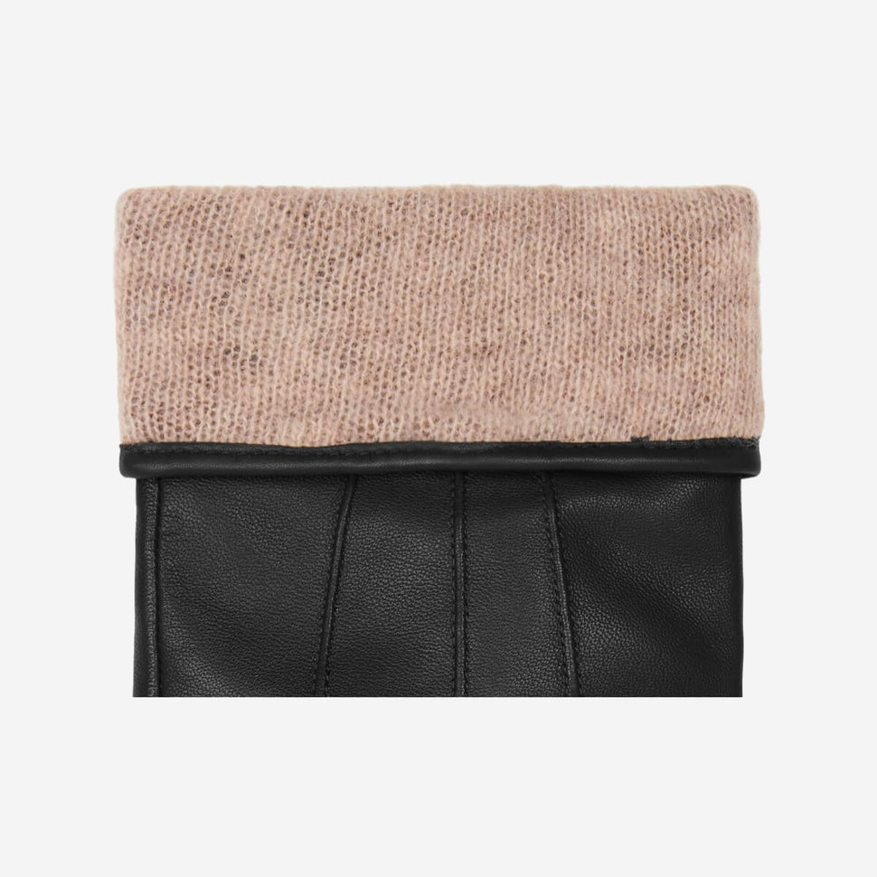 James (black) - classic sheepskin leather gloves with luxurious cashmere lining & touchscreen feature - Schwartz & von Halen - UK - 3