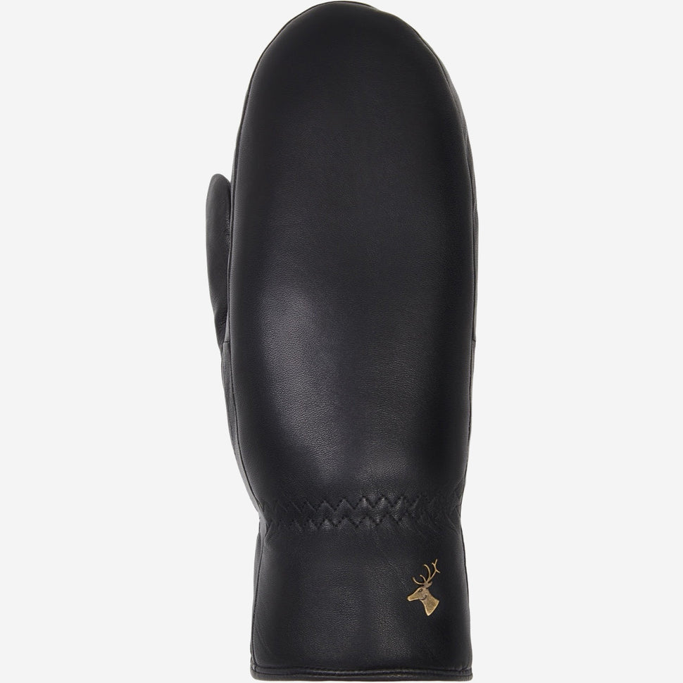 Mia – stylish leather mittens with luxurious lambswool lining & touchscreen feature - Schwartz & von Halen - UK - 1