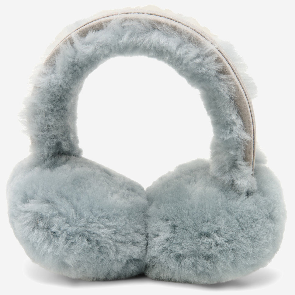 Nathaly (grey) – warm and stylish earmuffs from natural sheepskin and suede - Schwartz & von Halen - UK - 3