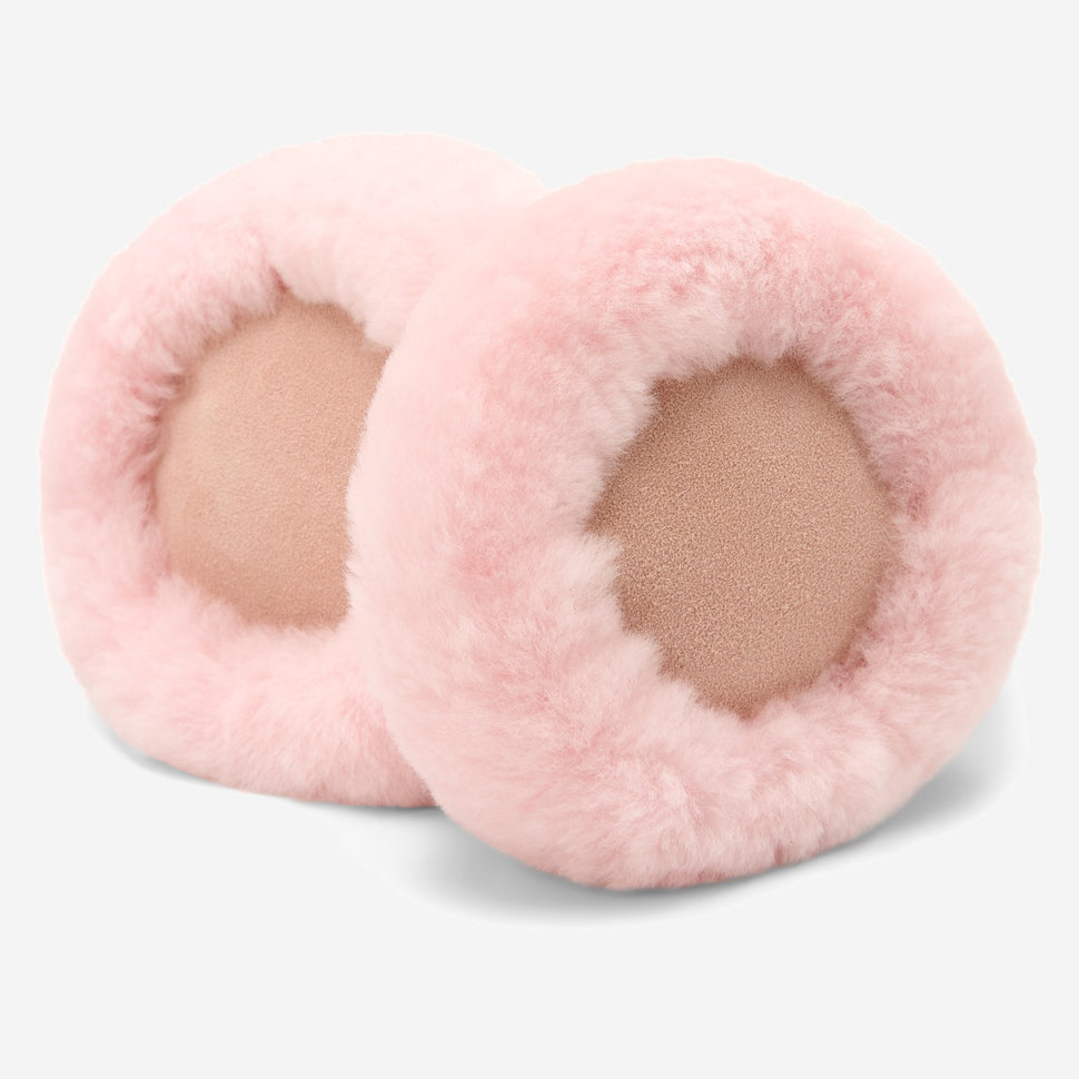 Nathaly (pink) – warm and stylish earmuffs from natural sheepskin and suede - Schwartz & von Halen - UK - 4