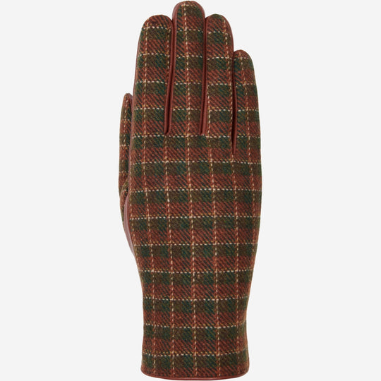 Rosie (brown) - Sheepskin leather gloves with fleece lining & touchscreen feature