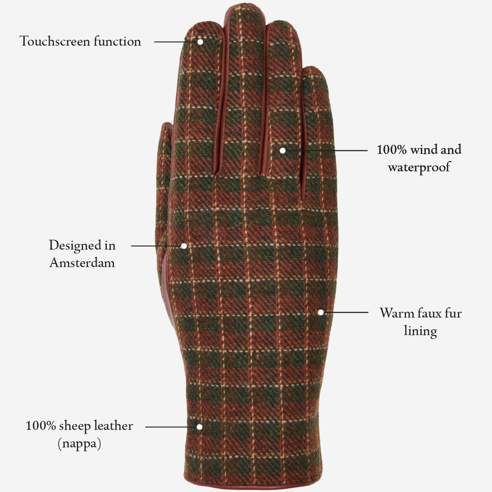 Rosie - sheepskin leather gloves with fleece lining & touchscreen feature - Schwartz & von Halen - UK - 10