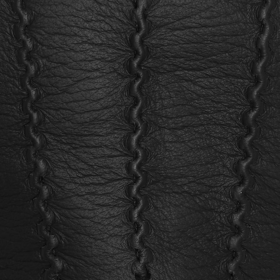 William (black) - goatskin leather gloves with warm fleece lining and press-stud - Schwartz & von Halen - UK - 4
