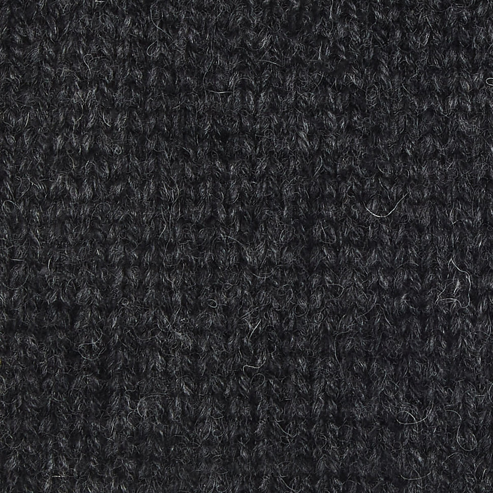Hudson (dark grey) - knitted gloves from Shetland wool with warm fleece lining - Schwartz & von Halen - UK - 3