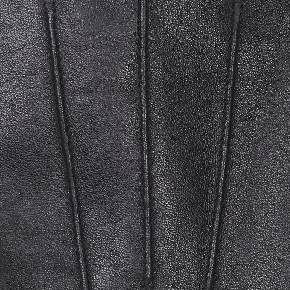 Lily (black) - sheepskin leather gloves with warm fleece lining & touchscreen feature - Schwartz & von Halen - UK - 4