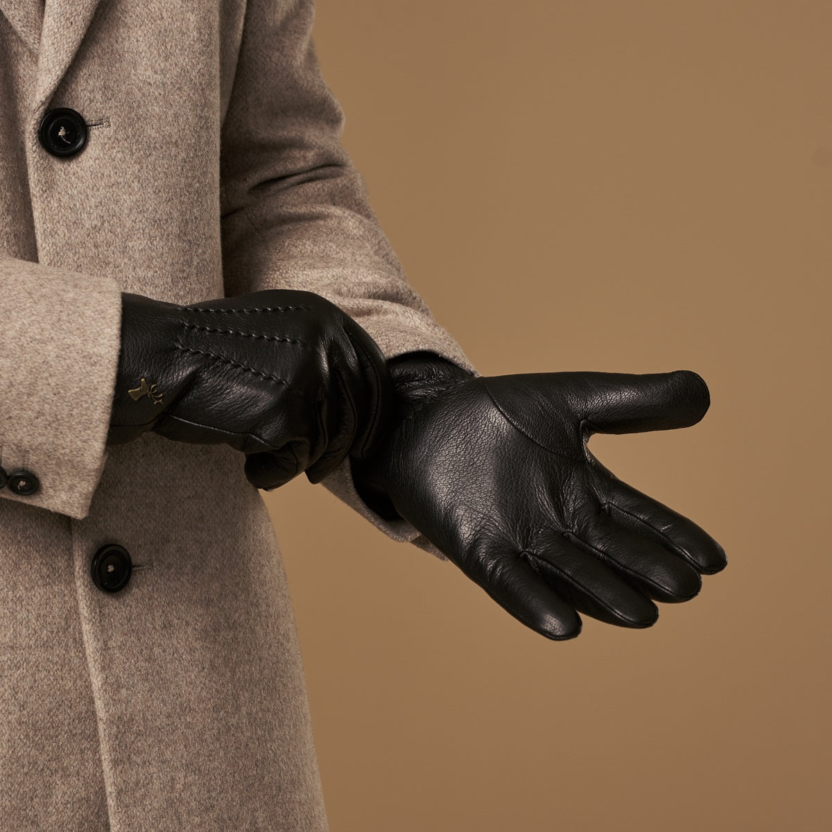 小物 fur docking leather glove VIKIDEER Super Warm Fur Gloves Mens Leather Gloves Real