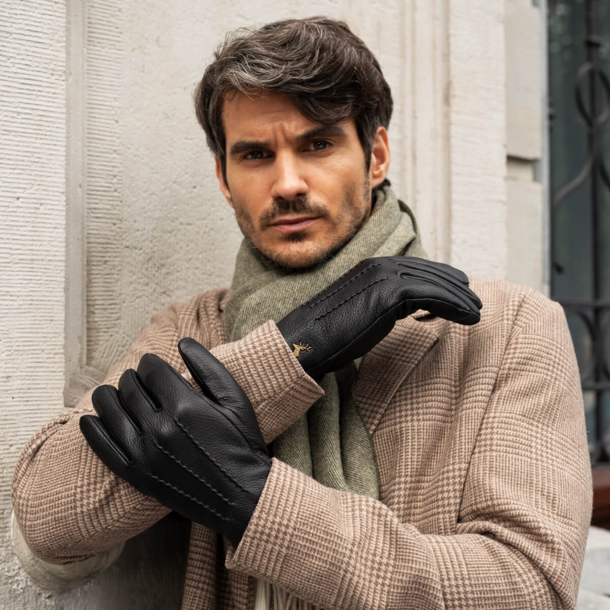 All leather gloves discount