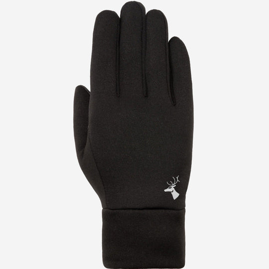Spyder (black) – Activity gloves with fleece lining & touchscreen feature
