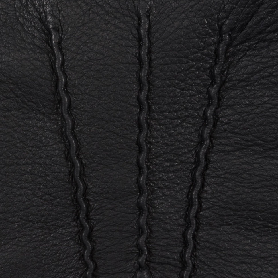 Men’s Leather Gloves Deerskin Black - Cashmere Lining - Premium Leather Gloves – Designed in Amsterdam – Schwartz & von Halen® - 4
