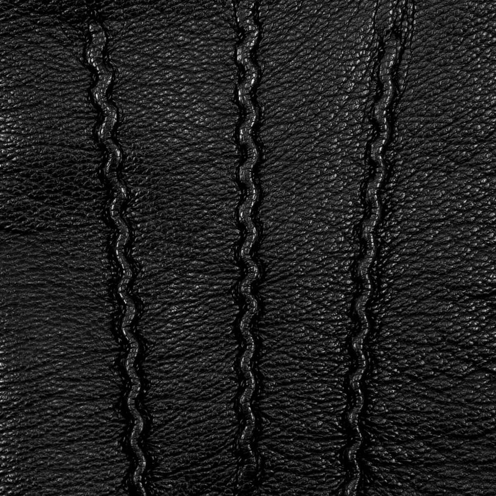 Thick Black Leather Gloves - Touchscreen - Lambswool Lining - Premium Leather Gloves – Designed in Amsterdam – Schwartz & von Halen® - 4